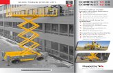 ROUGH TERRAIN SCISSOR LIFTS COMPACT 10 DX COMPACT 12 … · 2017-02-07 · ROUGH TERRAIN SCISSOR LIFTS COMPACT 10 DX COMPACT 12 DX More than lifting Exceptional productivity One switch