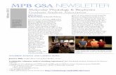 MPB GSA NEWSLETTER...MPB GSA NEWSLETTER Winter 201 5 HalloweenParty By !Merla Hubler The MPB GSA Halloween party did not disappoint this year. As by annual tradition, brainy MPBers