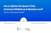 How to Optimize the Speed of Odoo · Speed Optimisation & Odoo Nowadays the number of eCommerce websites that are built with the Odoo Platform is ever on the rise. Speed factor of