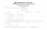 JEE Main Online Exam 2019 - Career Pointcareerpoint.ac.in/studentparentzone/2019/jee-main/JEE...CAREER POINT CAREER POINT Ltd., CP Tower, IPIA, Road No.1, Kota (Raj.), Ph: 0744-6630500
