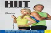 hIIT - Sportbuch, Trainingsbuch, Sportverlag ... · beginner‘s hiit workout park bench hiit workout home hiit circuits the get strong hiit workout shrink that belly hiit workout