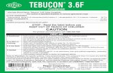 TEBUCON 3 - fbn.com...– 4 – PRODUCT INFORMATION Read the entire Directions for Use and Conditions of Sale before using this product. Spray Volume: TEBUCON® 3.6F Fungicide may