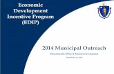 Economic Development Incentive Program (EDIP) municpal...• Removes the requirement that EDIP certified projects or TIF/STA be located in an Economic Opportunity Area (EOA) – EOAs