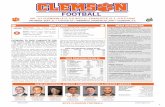 GAME CENTER MEDIA INFORMATION · 2 ClemsonTigers.com 2019 CLEMSON FOOTBALL ClemsonFB NOTES - Clemson attempting to post 600 yards of offense in back-to-back contests for the first