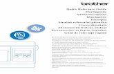 Quick Reference Guide Hurtigguide …...Ghid de referinţă rapidă Be sure to read this document before using the machine. We recommend that you keep this document nearby for future
