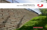 SEGMENTAL RETAINING WALLS · 2019-03-24 · 5 UNILOCK & RISI STONE® Unilock manufactures Risi Stone Systems licensed retaining walls Pisa2 ®, Concord Wall™, RomanPisa , RomanWall