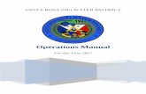 Operations Manual · 2018-01-29 · Maipatupad nang buong katapatan ang lahat ng alintuntuning isinasaad ng batas at regulasyon ng SANTA ROSA (NE) WATER DISTRICT. Makapagserbisyo