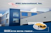 ISOLEREN TM INSULATED METAL PANELSATAS International, Inc. Sustainable Building Envelope Technology 800.468.1441 IsolerenTM insulated metal panels (IMPs) provide superior insulating