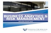 MASTER OF SCIENCE in Business anaytics & Risk Management · 2018-05-17 · Emerging Market Contexts, and Digital Marketplaces. Stacy Lee, JD, Assistant Professor Stacey Lee, JD, is