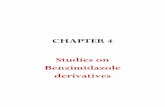 CHAPTER 4 Studies on Benzimidazole derivativesshodhganga.inflibnet.ac.in/bitstream/10603/43954/12/12_chapter 4.pdf · Chapter 4 Studies on benzimidazole derivatives 1 Ph.D. Thesis