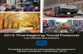 2015 Thanksgiving Travel Forecast - American Bus Association · 2015-11-11 · of travel on scheduled intercity bus lines in the United States over the 2015 Thanksgiving Weekend holiday