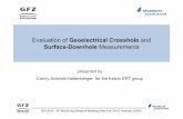 Evaluation of Geoelectrical Crosshole and...Evaluation of Geoelectrical Crosshole and Surface-Downhole Measurements ppyresented by Conny Schmidt-Hattenberger for the Ketzin ERT group