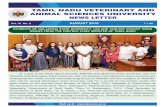 TAMIL NADU VETERINARY AND ANIMAL SCIENCES UNIVERSITY … · undergoing five weeks clinical internship programme at TANUVAS and four students of ... (HMC) meeting of TANUVAS was conducted