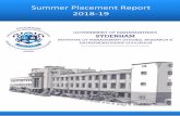 Summer Placement Report 2018-19simsree.org/wp-content/uploads/2019/07/Summer-Placement-Report-2018-19.pdf · Overview The Summer Placement Season for the 2018-19 batch of Sydenham