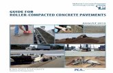 GUIDE FOR ROLLER-COMPACTED CONCRETE …...• ASTM C1240 Standard Specification for Silica Fume Used in Cementitious Mixtures • ASTM C1170 Standard Test Method for Determining Consistency