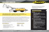 MIDJET MK4 - Jacon · MIDJET MK4.5 The Jacon Roboshot Midjet is one of the most unique, compact and self-contained shotcrete rigs of its kind in the world. It is extremely manoeuvrable