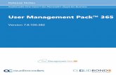 User Management Pack™ 365...Management Pack 365 has been installed, the normalization rules that are assigned to it will not be shown in the Normalization Rule Templates in this
