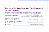 Automatic Application Deployment in the Cloud: from ...mafalda.fdi.ucm.es/concur2015/docs/zavattaro.pdfAutomatic Application Deployment in the Cloud: from Practice to Theory and Back