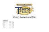MCS4Kids - District - Weekly Instructional Plan Scope and... · 2014-10-01 · El escarabajo Author: Alberto Blanco Los pollitos Tradicional Poemas en rima Genre: Poesía Escribir