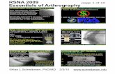 RSNA 2009 Essentials of Arthrography ... آ©Ken L Schreibman, PhD/MD 2/3/15 RSNA 2009 page 2 of 10 Essentials