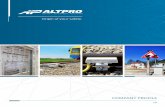 TABLE OF CONTENTS - Altpro · 2011. ALTPRO moves to a new research and innovation centre ODRA 1. In its newest history which begins by moving to ODRA 1, ALTPRO multiplies in terms