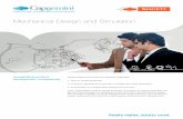 Mechanical Design and Simulation - Capgemini...Mechanical Design and Simulation Services Capgemini Group’s Mechanical Design and Simulation (MDS) services are an industrialized approach