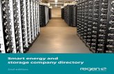 Smart energy and storage company directory · 2019-05-30 · Welcome to the latest edition of the Regen smart energy and storage company directory. This directory covers a range of