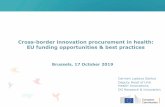 Cross-border innovation procurement in health: EU funding ... · Enlarged buyers group for the PPI: includes also Austrian procurers. Benefits for procurers: Interoperable (lower