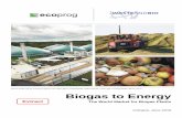 Picture credits: left: by courtesy of Agrivert Ltd. …...ecoprog ecoprog GmbH Biogas to Energy – The World Market for Biogas Plants The worldwide construction of new biogas plants