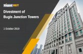 Divestment of Bugis Junction Towers - Keppel REIT...3 Asset-level returns 19.4% p.a. Bugis Junction Towers has been held since Keppel REIT’s listing in 2006 Divestment Rationale