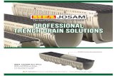 WARNING Cancer and Reproductive Harm - Josam...MEA-JOSAM PRO-PLUS FEATURES AND BENEFITS Solid End Cap Inline Silt Box with 1/2 meter channel and plastic sediment bucket factory installed.