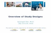 Overview of Study Designs - University of California, Davis · Case-control Studies It’s a “retrospective” study that works the opposite way to a cohort study. You begin at