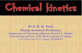 Prof. B. K. Patel Head, Assistant Professor,RATE OF REACTION: RELATION BETWEEN REACTION AND TIME. REACTANTS PRODUCTS INITIAL CONC. MAXIMUM DURING REACTION FINAL CONC. MINIMUM MAXIMUM.