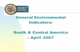 General Environmental Indicators: South & Central America · Health System Financing, Human and Materi al Resources, Coverage, Organization, Provision Social Employment, Education,