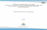 JOINT CONVENTION ON THE SAFETY OF SPENT …...JOINT CONVENTION ON THE SAFETY OF SPENT FUEL MANAGEMENT AND ON THE SAFETY OF RADIOACTIVE WASTE MANAGEMENT SIXTH NATIONAL REPORT 2017 República