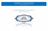 ASSESSMENT POLICY 2017-2019debakeyatqatar.org/wp-content/uploads/sites/4/2018/07/Assessment-Policy-Final-updated...MAP and Stanford 10 are both administered during the school year.