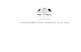 Landlord and Tenant Act 1954 - The Isle of Man Courts of Justice · 2018-08-06 · Landlord and Tenant Act 1954 Section 5 c AT 8 of 1954 Page 7 possession thereof for a term which