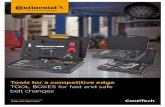 Tools for a competitive edge · TOOL BOXES 3 Ready for every challenge. The TOOL BOXES Speed is of the essence in the tough workshop world. At the same time, care and quality are