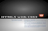 HTML5 with CSS3 - BccFalna.com · HTML5 with CSS3 BccFalna.com 097994 - 55505. Kuldeep Chand . In this EBook I have covered HTML5 and CSS3. Both are Latest Technology for Developing