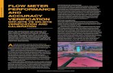 OFF-SITE CALIBRATION OFF-SITE VS ON-SITE VERIFICATION AND · METER TEST & FIELD SERVICE A n off-site verification requires the flow meter to be removed from its location whereas an