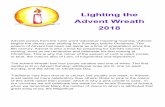 Lighting the Advent Wreath 2018 - ThisisChurch.comthisischurch.com/churchservices/advent_wreath_lighting_readings_2018.pdf · Advent is also a time for preparing for Christ's second
