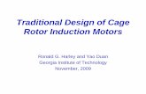 Traditional Design of Cage Rotor Induction Motors · Traditional Design of Cage Rotor Induction Motors Ronald G. Harley and Yao Duan Georgia Institute of Technology November, ...