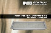 FAN FILTER DIFFUSER • PRODUCT OVERVIEW...efficiency and leakage meets the most stringent of current leak tests. Each unit is built to IEST RP Standards and factory leak tested and