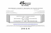 MONROE COUNTY BOARD OF ELECTIONS Book 2014.pdf · monroe county board of elections 39 west main street rochester, new york 14614 (585) 753-1550 ttd# 753-1544 peter m. quinn thomas
