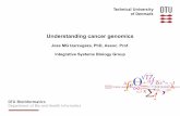 Jose MG Izarzugaza, PhD, Assoc. Prof. Integrative Systems ...teaching.healthtech.dtu.dk/material/22126/CancerGenomics_Izarzugaza.pdf · Understanding cancer genomics. Jose MG Izarzugaza,