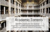 Academic Torrents - XSEDE Academic Torrents Academic Torrents Scalable Distribution for Science Joseph