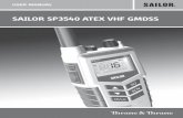 SAILOR SP3540 ATEX VHF GMDSS - The AST Group · SAILOR SP3540 ATEX VHF GMDSS is designed for "occupational use only". It must be operated by licensed personnel only. The SP3540 complies