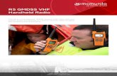 R5 GMDSS VHF Handheld Radio - Orolia Maritime R5 GMDSS VHF Handheld Radio Reliable and easy to use,