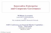 Innovative Enterprise and Corporate Governance · 3/12/2013  · Innovative Enterprise and Corporate Governance William Lazonick University of Massachusetts and ... Source: Lawrence