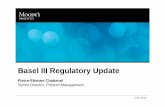 Basel III Regulatory Update - ssc.wisc.edumchinn/Basel3up.pdf · Basel III New Ratios, with Progressive Roll Out A leverage ratio as a non risk-based metric to avoid excessive leverage